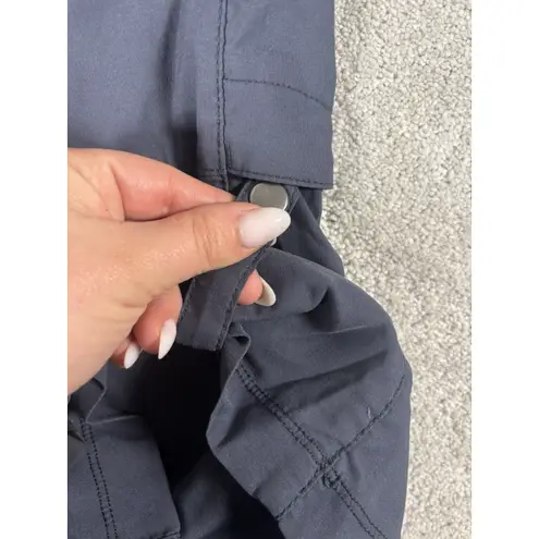 Duluth Dry on the Fly Bootcut Cargo Pants Womens Size 18x31 Blue Nylon Spandex