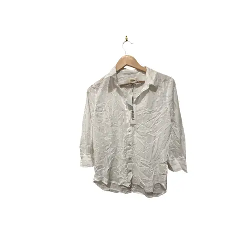 L'Agence camille metallic stripe blouse Size Small