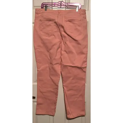 Bill Blass  Jeans‎ Women's High Waisted Pink Stretch Size 16 28" Inseam x 18" W