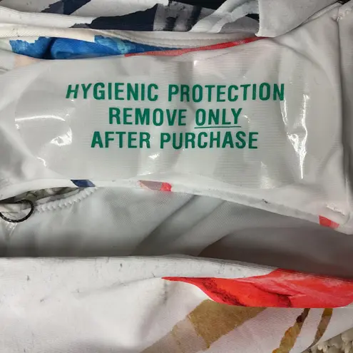 CALIA Women's Wide Banded High Rise Bikini Bottoms Size Multicolored Sz 2XL NWT Blue