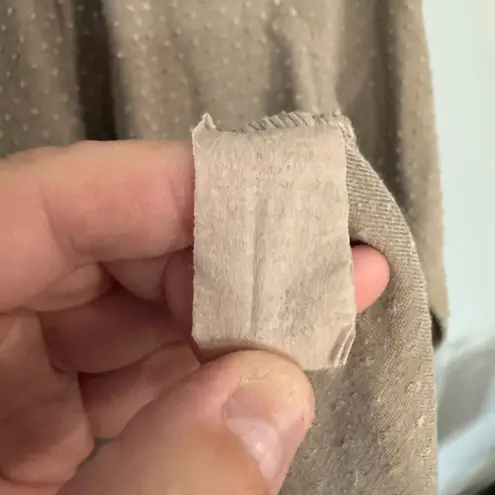 Twenty Second Light Brown Long Sleeve Top Women's Approx Size Large Modest