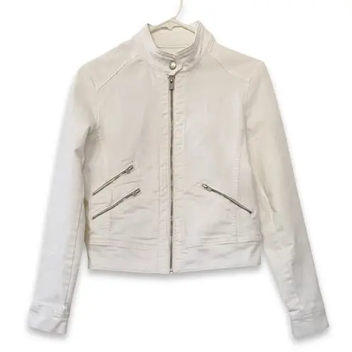 Banana Republic  White Denim Jacket