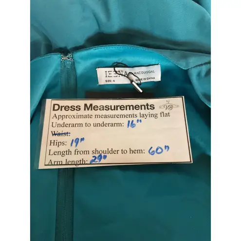 Mac Duggal Leena For Women's Long Sleeve Cut Out Evening Dress Size 4 NWT