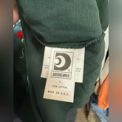 Daydreamer NWOT Johnny Cash The Fabulous Long Sleeve Merch Tee - Pine Green - L