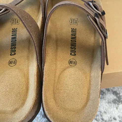 Cushionare Cushionaire Slip On Luna Cork Footbed Sandal Suedes size 9.5 NEW