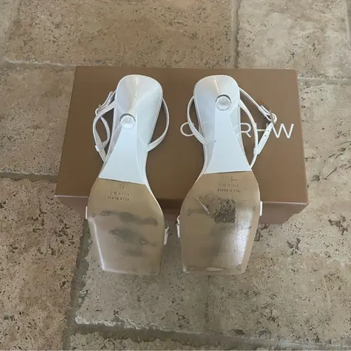 GIA/RHW Patent Leather Slingback Sandals