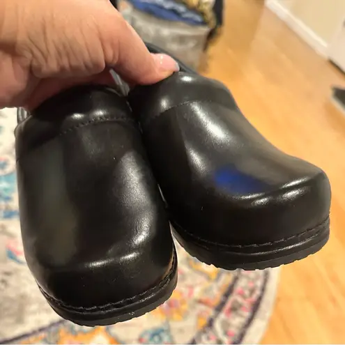 L.L. Bean Clog Women's Black Leather Mules 8