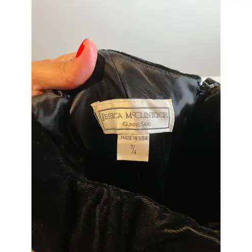 Gunne Sax  by Jessica McClintock 90's Y2K formal corset dress