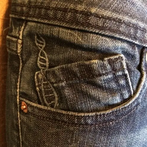 Genetic Denim Women's Jeans in Dark Wash w/Zippers on the Inside Ankles-Size 25