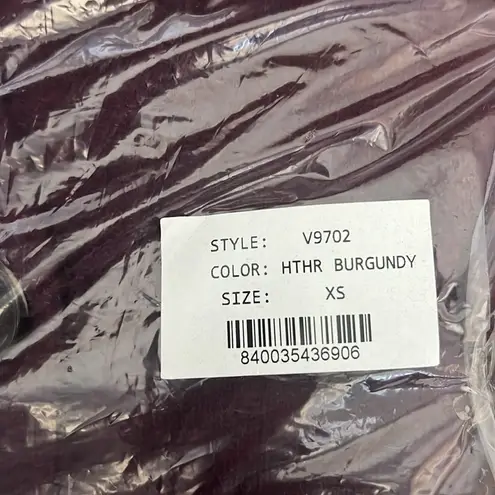 Cashmere Grandfather Cardigan in Burgundy from C by Bloomingdale's Size XS NWT Red