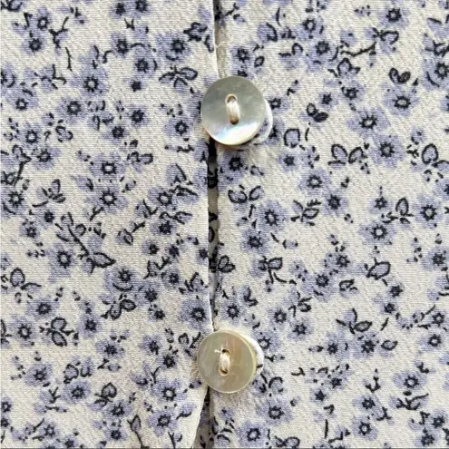 Rails Helena Dress in Blue Garden Floral Print Mini Dress White/Blue Size XL