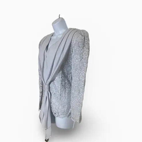 Vintage Cachet Formal Blazer Blue Size 8