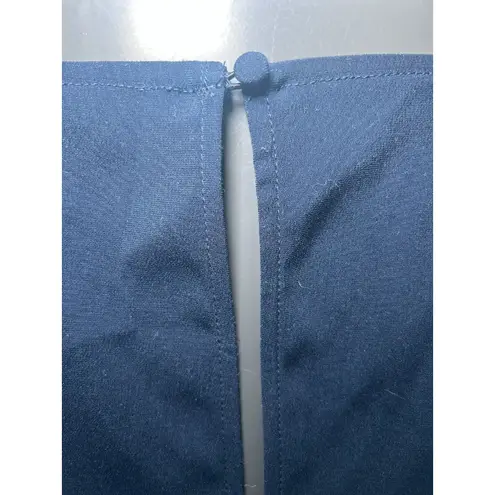 H&M  Sleeveless Navy Jumpsuit‎ Wide Leg Relaxed Fit Pockets Size 6 - Image 5