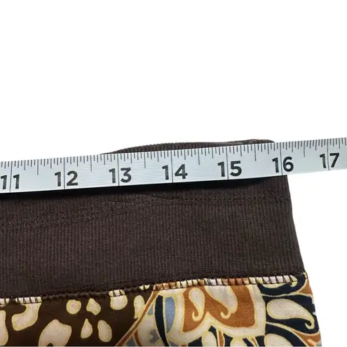 Nilla Shield Boho Bohemian Loungewear Lowrise Comfy Sweat Pants Medium Brown