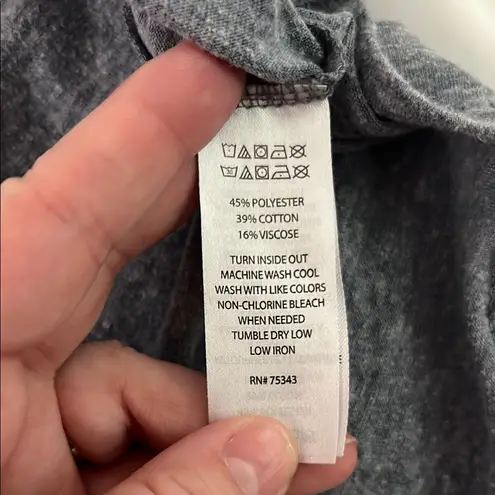 Artisan NY Women's Heather Gray Short Sleeve Top Size Medium