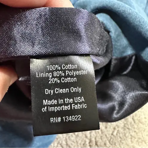 Emerson Fry Women’s Denim Layering Jacket Shell Button Front in Indigo Denim S Blue