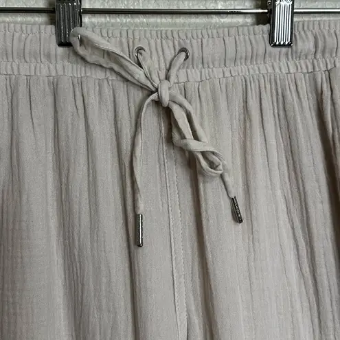 Calvin Klein  Crepe Gauze Drawstring Pull On Women's Pants, Size 1X