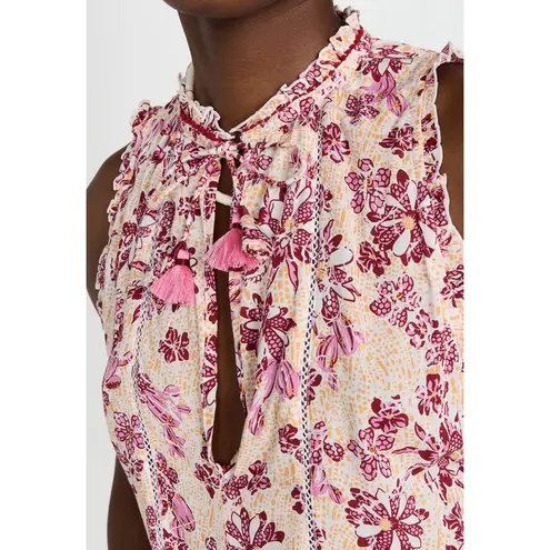 Poupette St. Barth Clara V Ruffled Tier Mini Dress