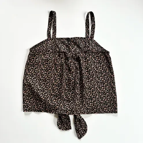 Nana Macs Boutique Leopard Silk Tank Top