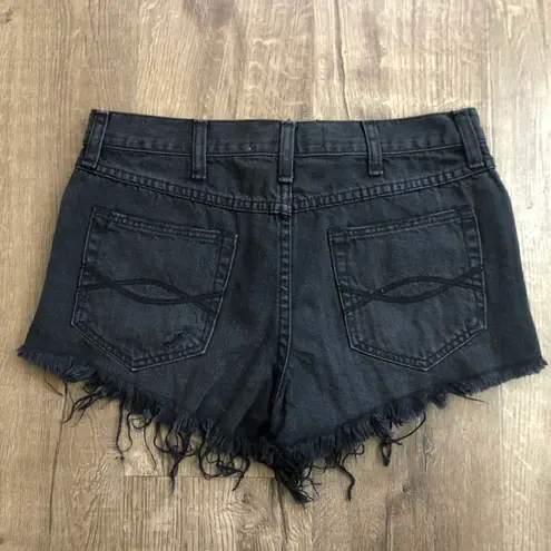 Abercrombie & Fitch Black High Rise Shorts 27