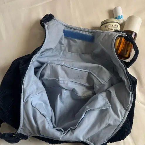 Corduroy Shoulder Bag Blue