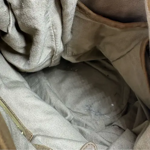 Coldwater Creek Brown Leather Hobo Shoulder Bag Satchel Purse Suede Y2K Boho