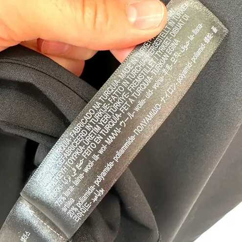 Massimo Dutti NWT Black Relaxed Shirt Dress Size L