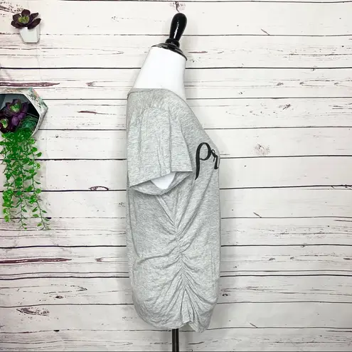 French Pastry “Preggers” Maternity T-Shirt Heather Gray Size Medium