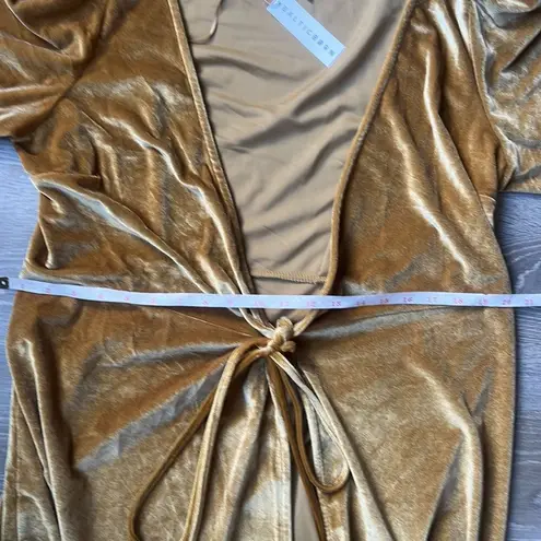 Baltic Born NEW Meghan Velvet Wrap Maxi Dress