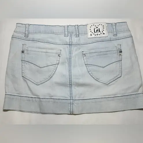 L.E.I Vintage Y2K  Denim Mini Skirt