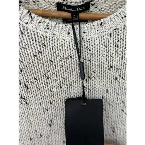 Massimo Dutti Woman’s Knit Sweater Dress Size Small Minimal Classic Elegant