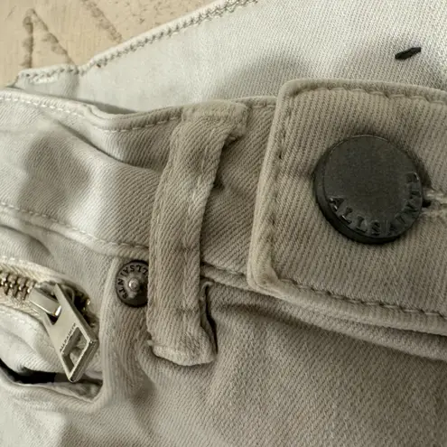 ALL SAINTS Biker Moto Skinny Jeans in Dive, Size 29 - EUC!