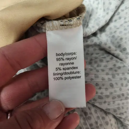 Maurice's  Tan Black Polka Dot Tortoise Ring Tank Size Medium - Image 9