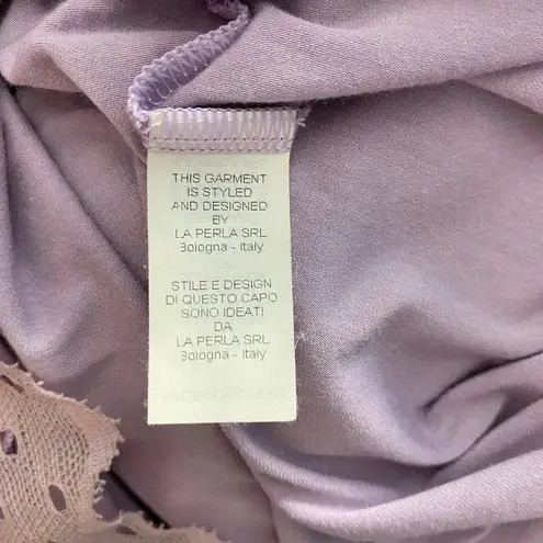 La Perla Malizia Lavender Cowl Neck Jersey Dress