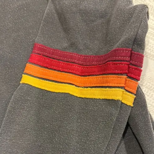 Aviator Nation Women’s Rainbow Skull Women's Gray Sweatshirt - Size XS