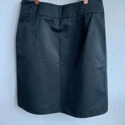 Max Mara Weekend Black Front Pleated Skirt 8