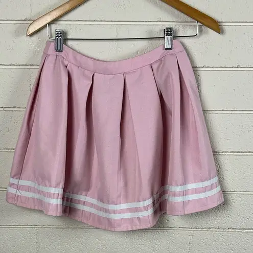 Hot Topic  Pleated Pink Mini Skirt S