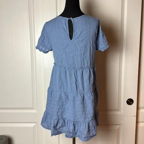 Cotton On  LIGHT BLUE BASIC CLASSIC TIERED SUN DRESS