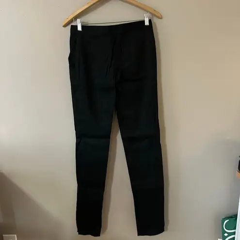 Stella McCartney Black Linen Straight Leg Trousers Size 36