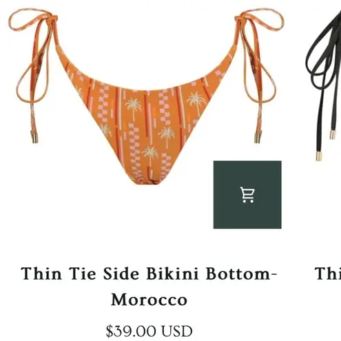 Escape To Paradise Bikini Size 14 Orange