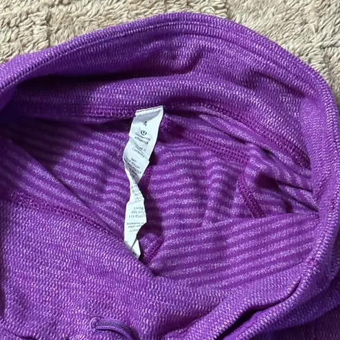 Lululemon RARE  Speed Tight IV Rulu Herringbone Violet Full Length Leggings 4