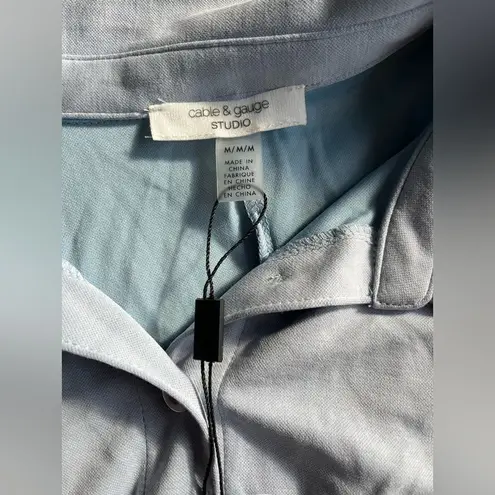 Cable & Gauge Studio Casual Button-Down Shirt Size M A65