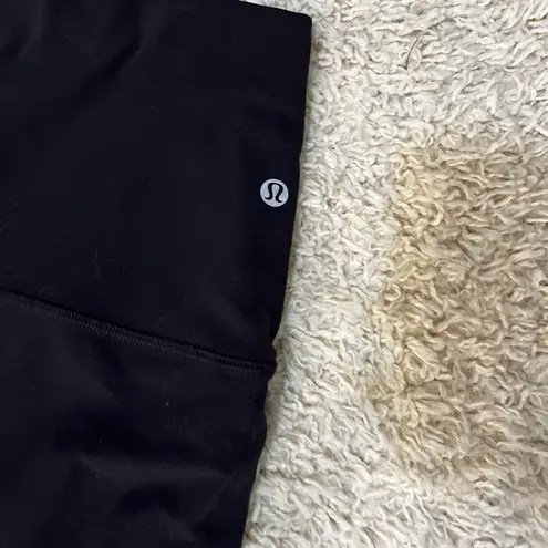 Lululemon Align Crop 21” Black Leggings Size 8