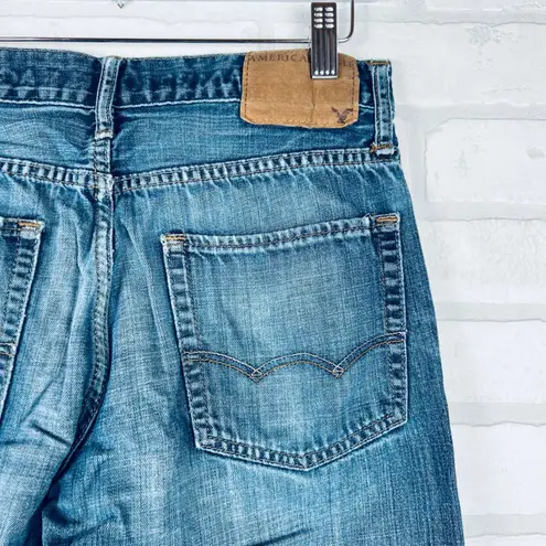 American Eagle Low Rise Bootcut Jeans Womens Size 29 Blue Denim