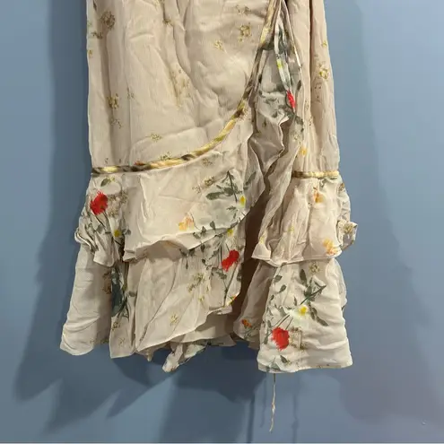ALLSAINTS NEW Ari Kora Floral Print Cottagecore Farmhouse Wrap Dress Size 6/M