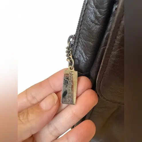 Bloomingdale’s Chocolate Brown Genuine Leather Backpack