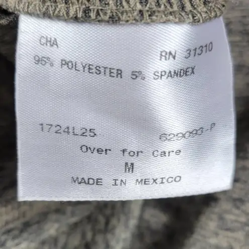 Fortune + Ivy Womens Top Size M Heather Gray Stitch Fix Cinched Long Sleeve