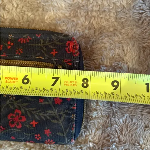 Travelon Women's Floral Wallet - Black and Red