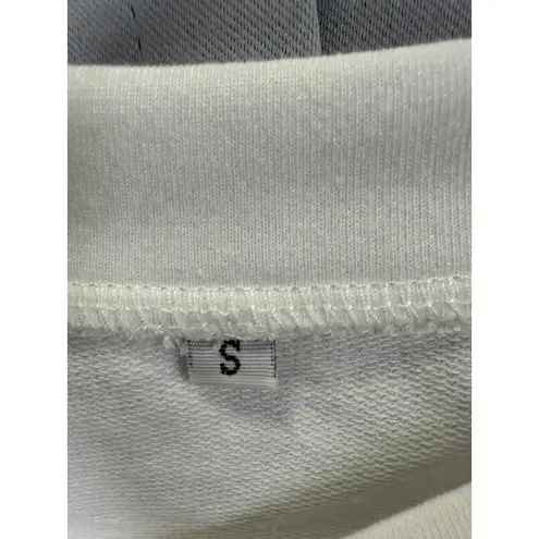 Snowman Tunic Shirt Womens Small Gray White Red Plaid Scarf Winter Holiday Top