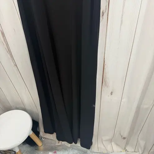 Susan Graver Women’s Large Black Stretchy Sleeveless Maxi Dress